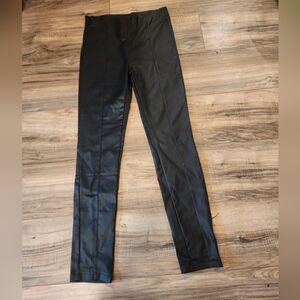 Faux leather pants
